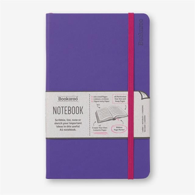 If-If Bookaroo A5 Journal çizgili Defter Purple-Defter-1-milagron.live