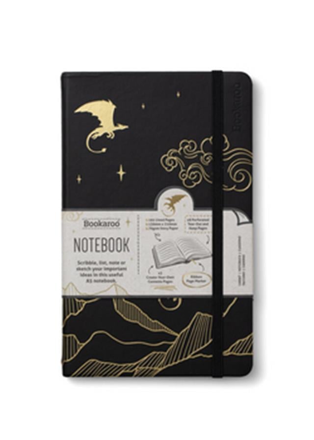 If-If Bookaroo A5 Notebook Journal çizgili Defter Dragon-Çizgili-1-milagron.live