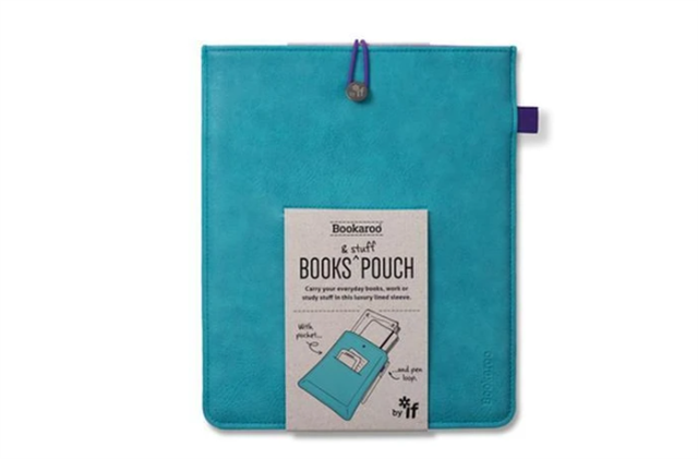 If-If Bookaroo Books & Stuff Pouch Kitap&Defter Kılıfı Turquoise-Defter-1-milagron.live
