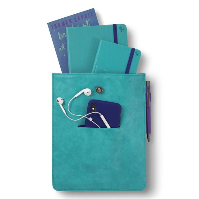If-If Bookaroo Books & Stuff Pouch Kitap&Defter Kılıfı Turquoise-Defter-3-milagron.live