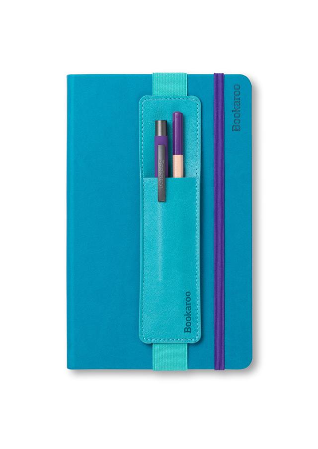 If-İf Bookaroo Pen Pouch Defter üstü Kalemlik Turquoise Turkuaz-Kitap Ayracı-1-milagron.live