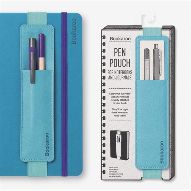 If-İf Bookaroo Pen Pouch Defter üstü Kalemlik Turquoise Turkuaz-Kitap Ayracı-2-milagron.live