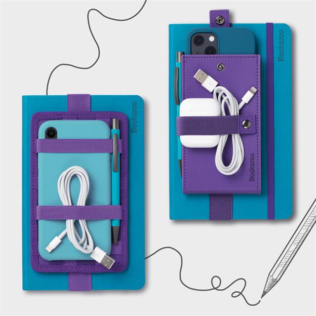 If-İf Bookaroo Pen Pouch Defter üstü Kalemlik Turquoise Turkuaz-Kitap Ayracı-4-milagron.live