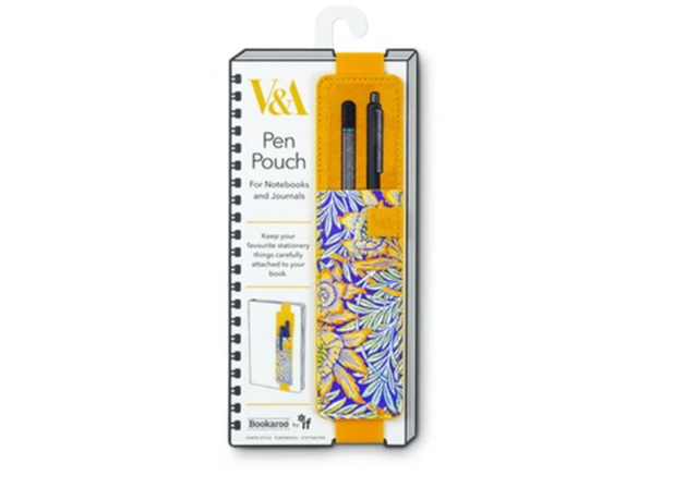 If-If Bookaroo Pen Pouch Sarı çiçekli Lastikli Kalemlik-Kitap Ayracı-1-milagron.live