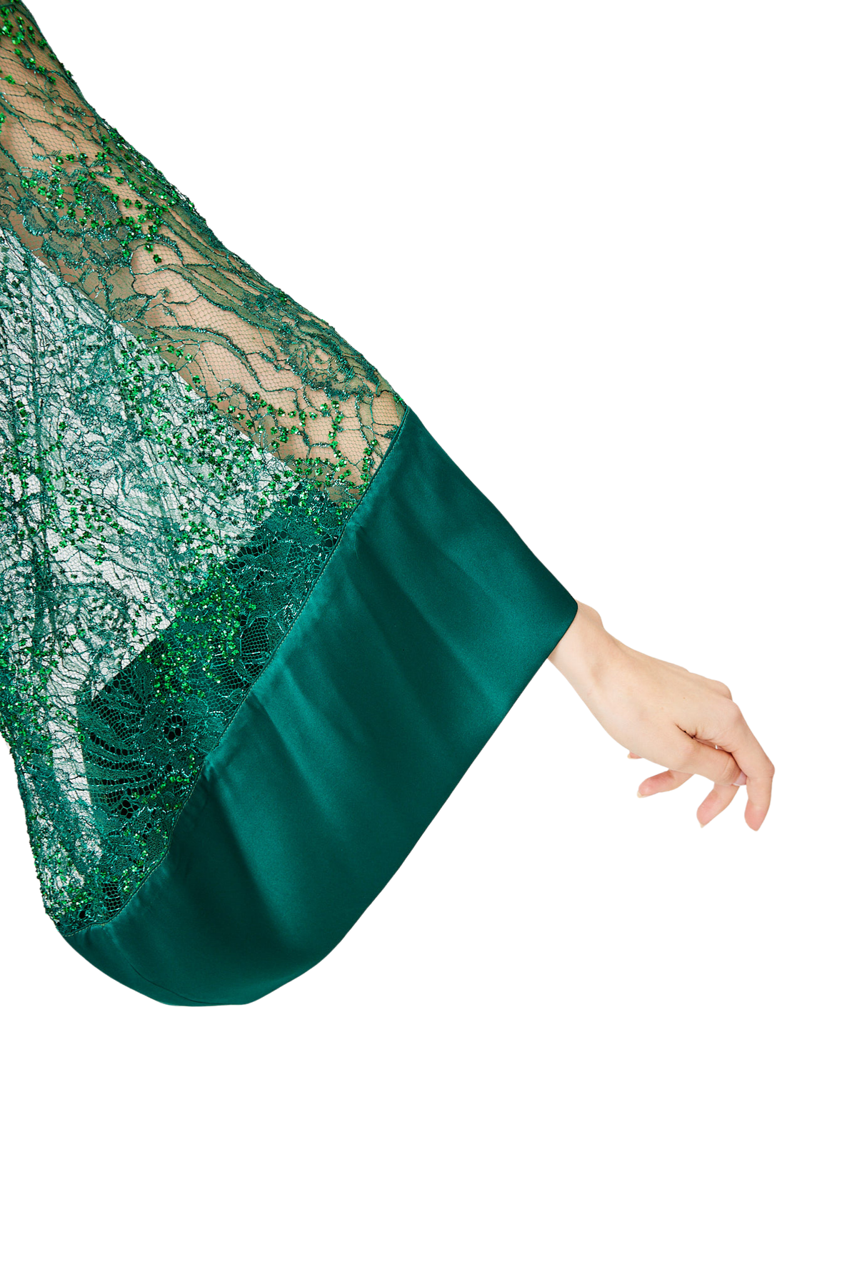 İpek Kıramer-Green Lace Set-Alt - Üst Takım-5-milagron.live