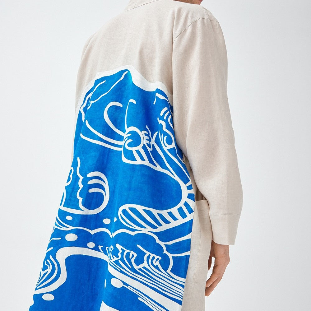 Painture Linen Kimono Beige