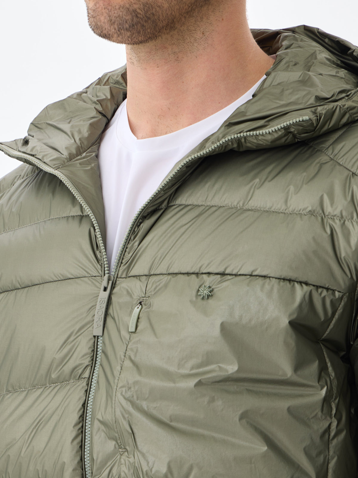 Hooded Bold Down Ceket