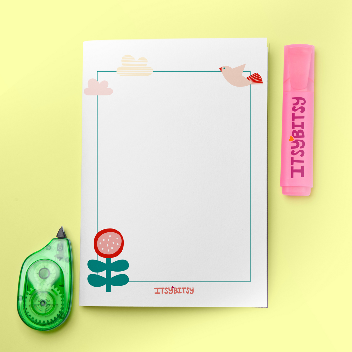 Amulet Defter Ve Notluk Seti , Pembe
