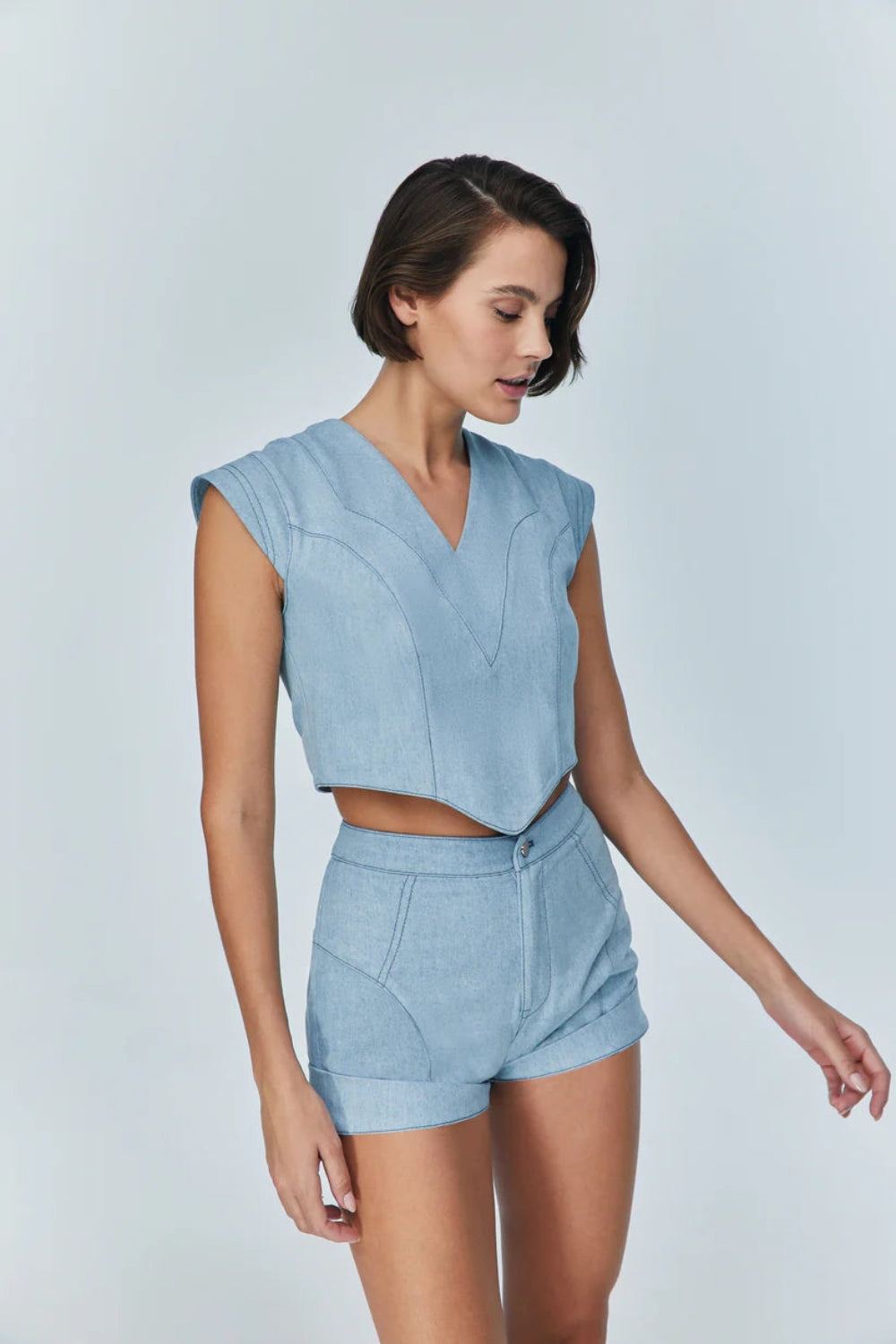 Jendue-Marvel V Neck Top-Top-1-milagron.live