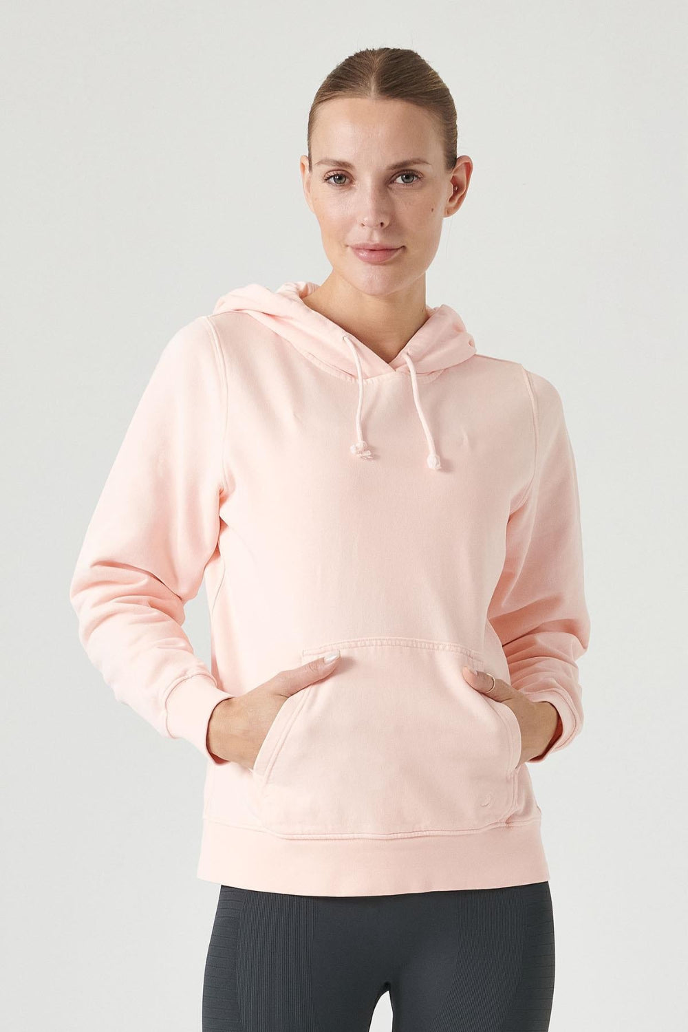 Jerf-Lydney Kadın Kapüşonlu Sweatshirt Pembe-Sweatshirts & Hoodies-1-milagron.live