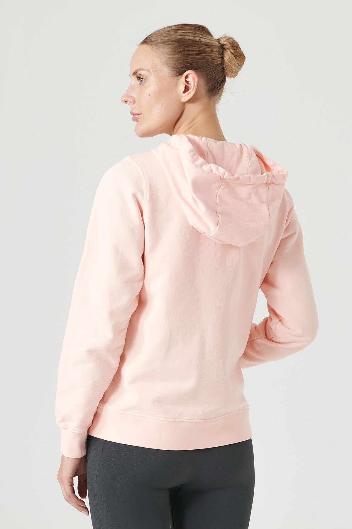 Jerf-Lydney Kadın Kapüşonlu Sweatshirt Pembe-Sweatshirts & Hoodies-3-milagron.live