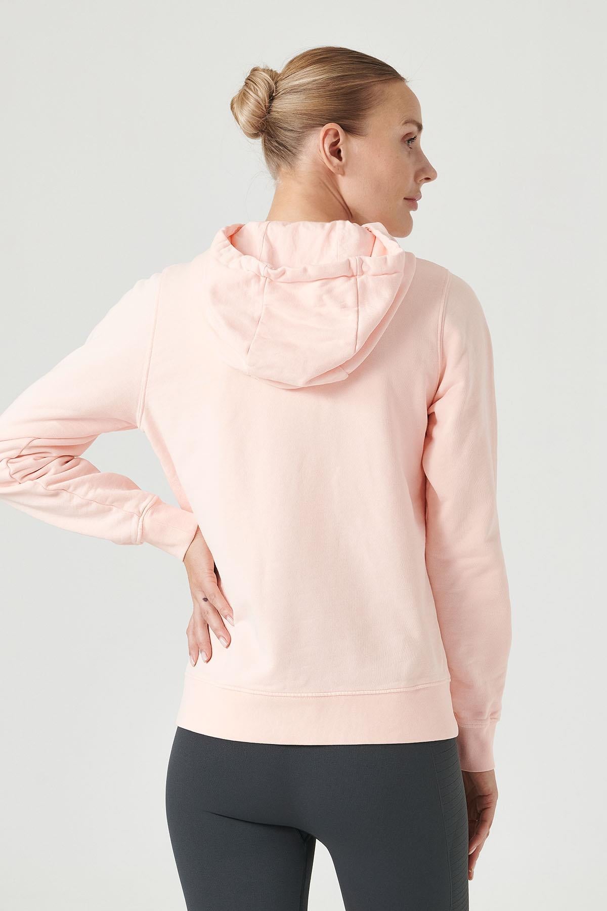 Jerf-Lydney Kadın Kapüşonlu Sweatshirt Pembe-Sweatshirts & Hoodies-4-milagron.live
