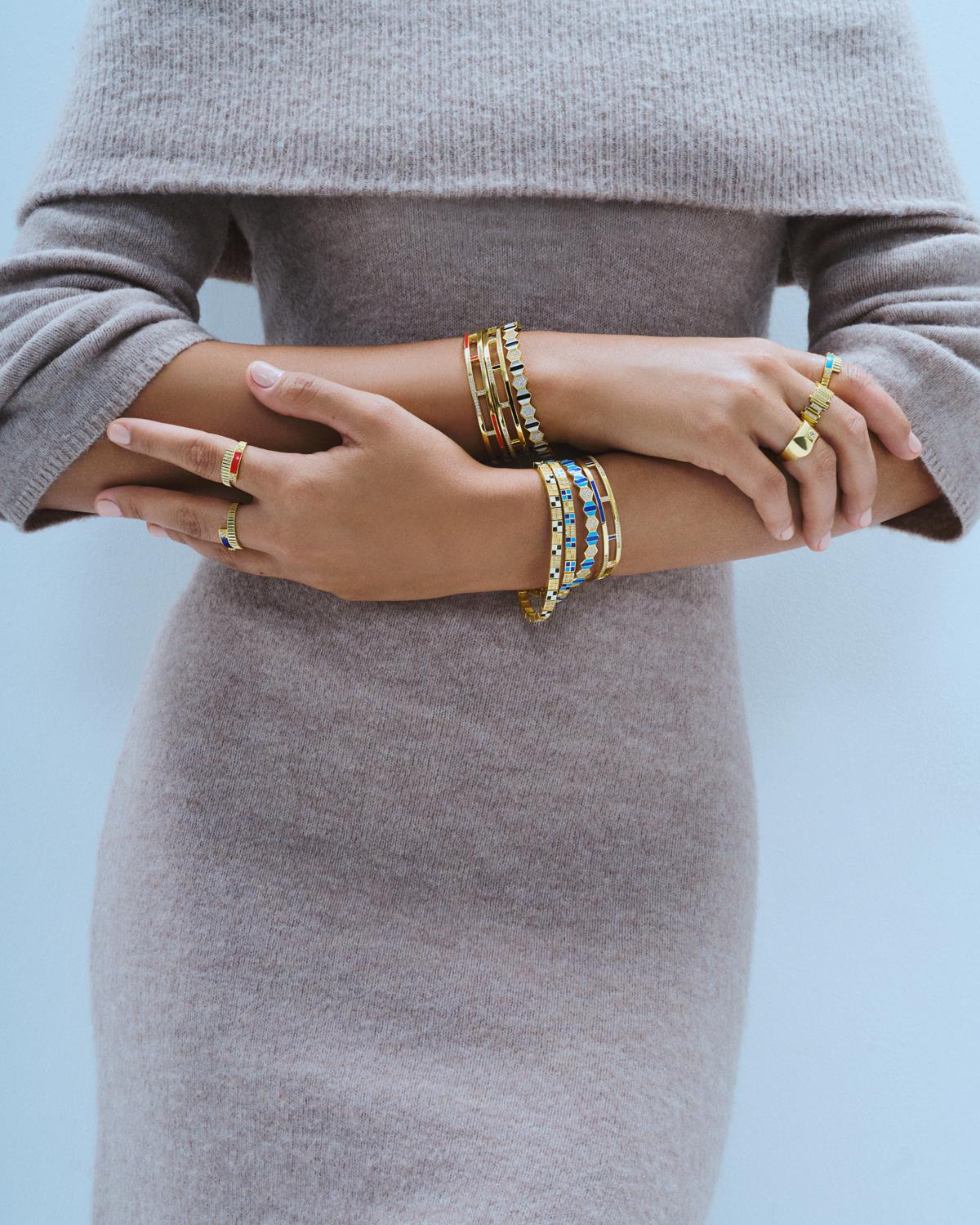 Golden Hive Cuff Bileklik