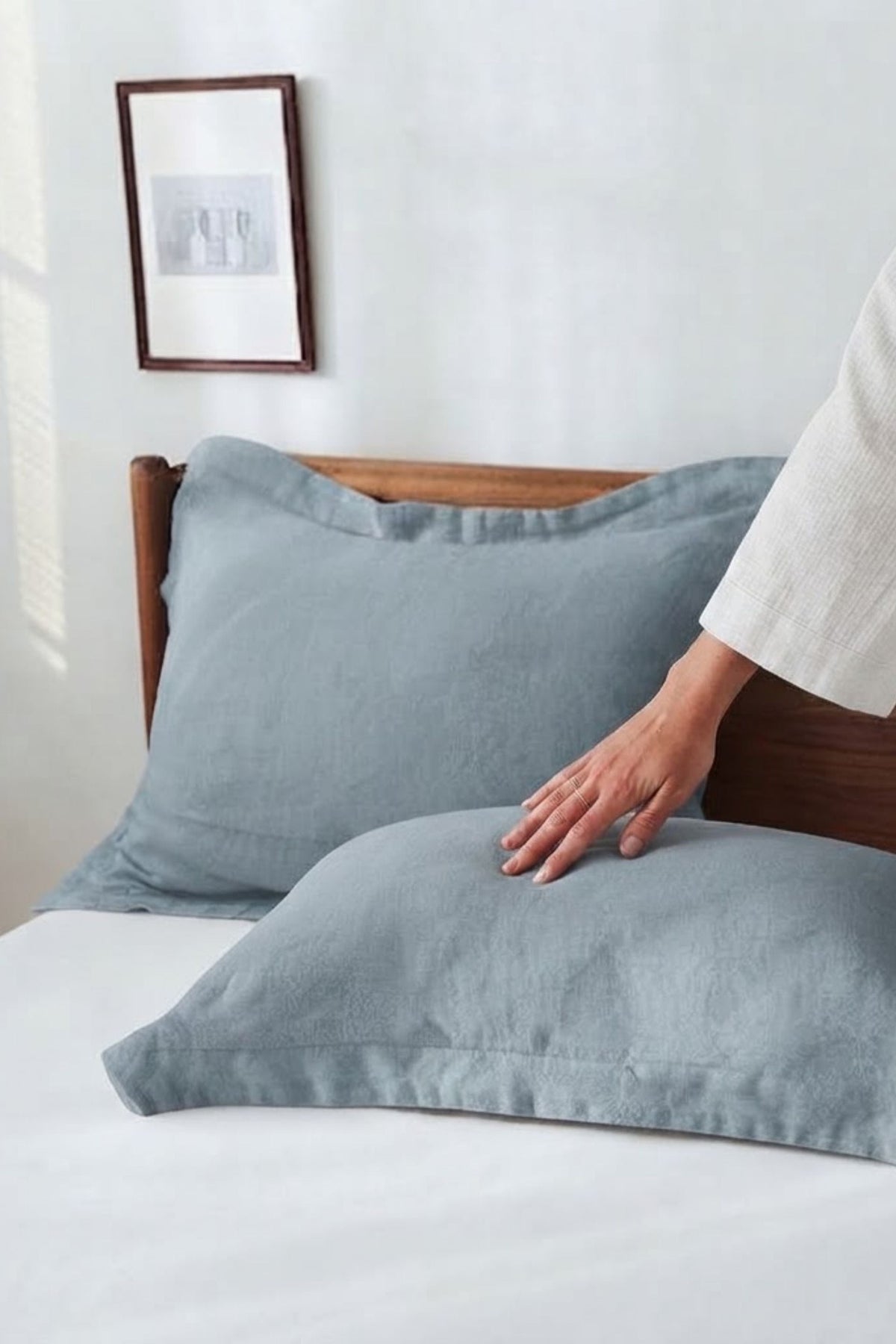 Lona Oxford Yastık Kılıfı | 60×80 cm | %100 Keten