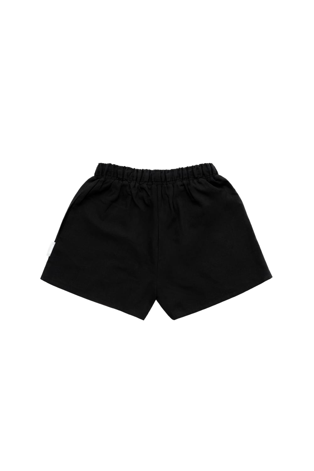 Kahshan-Black 'freedom' Linen Shorts-Şort-2-milagron.live