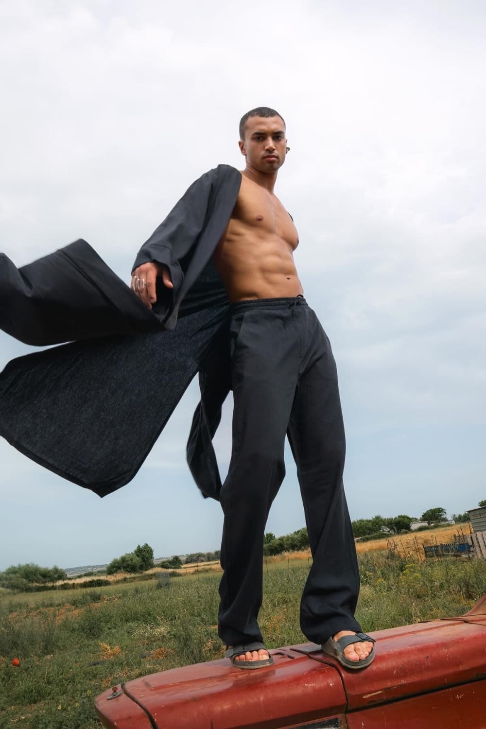 Kahshan-Unisex 'saphir' Kimono-Kimono-2-milagron.live