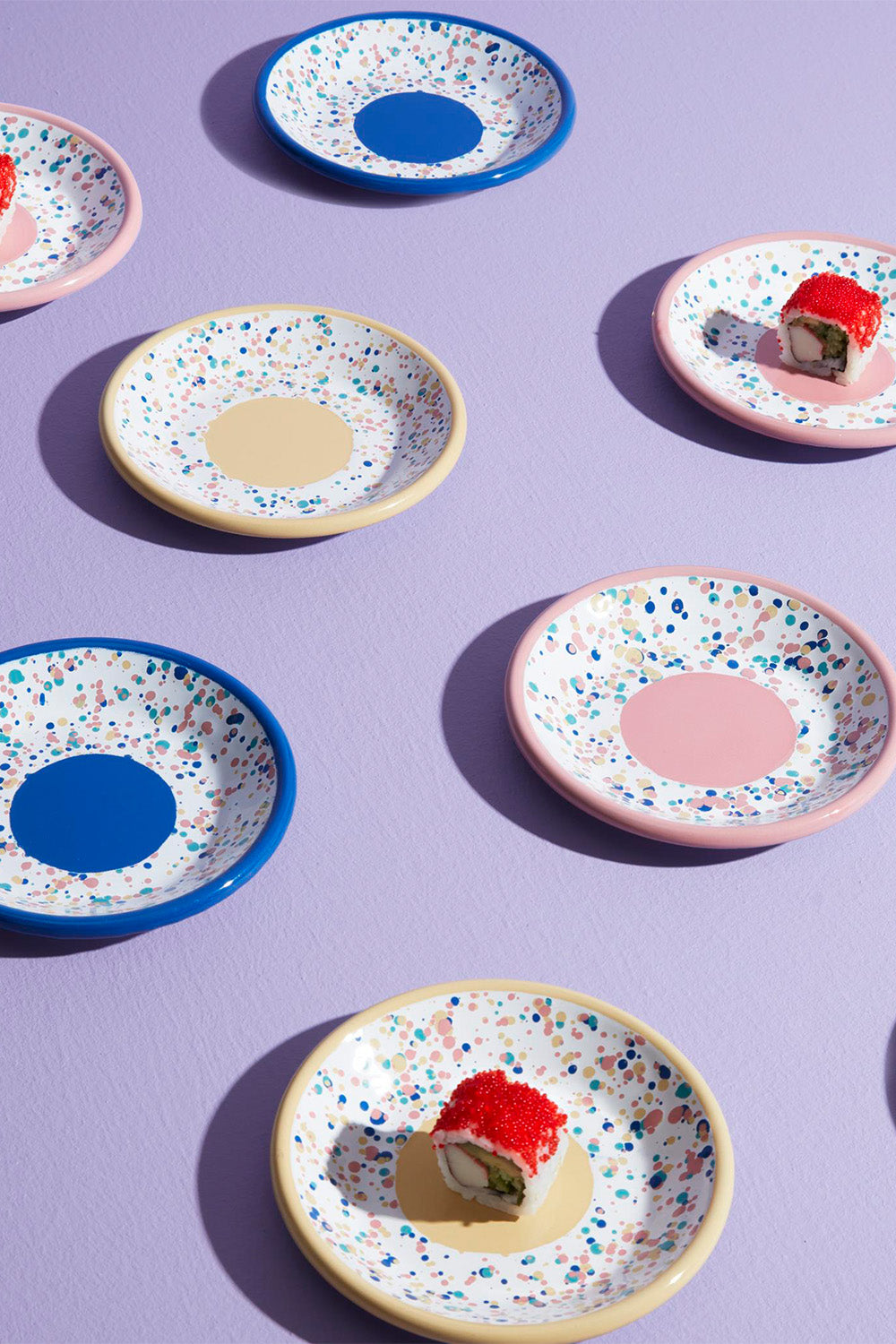 Wonder Wheel Pink Round Meze Plate - 2