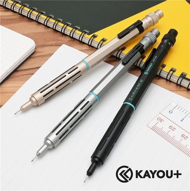 Kayou Plus Aimvision Mekanik Kurşun Kalem Stone Black Kamp-Aisbk
