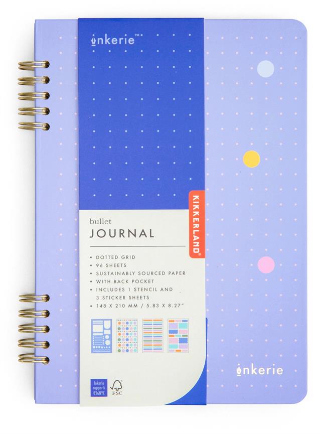 Kikkerland İNkerie Noktalı A5 Telli Bullet Journal Seti
