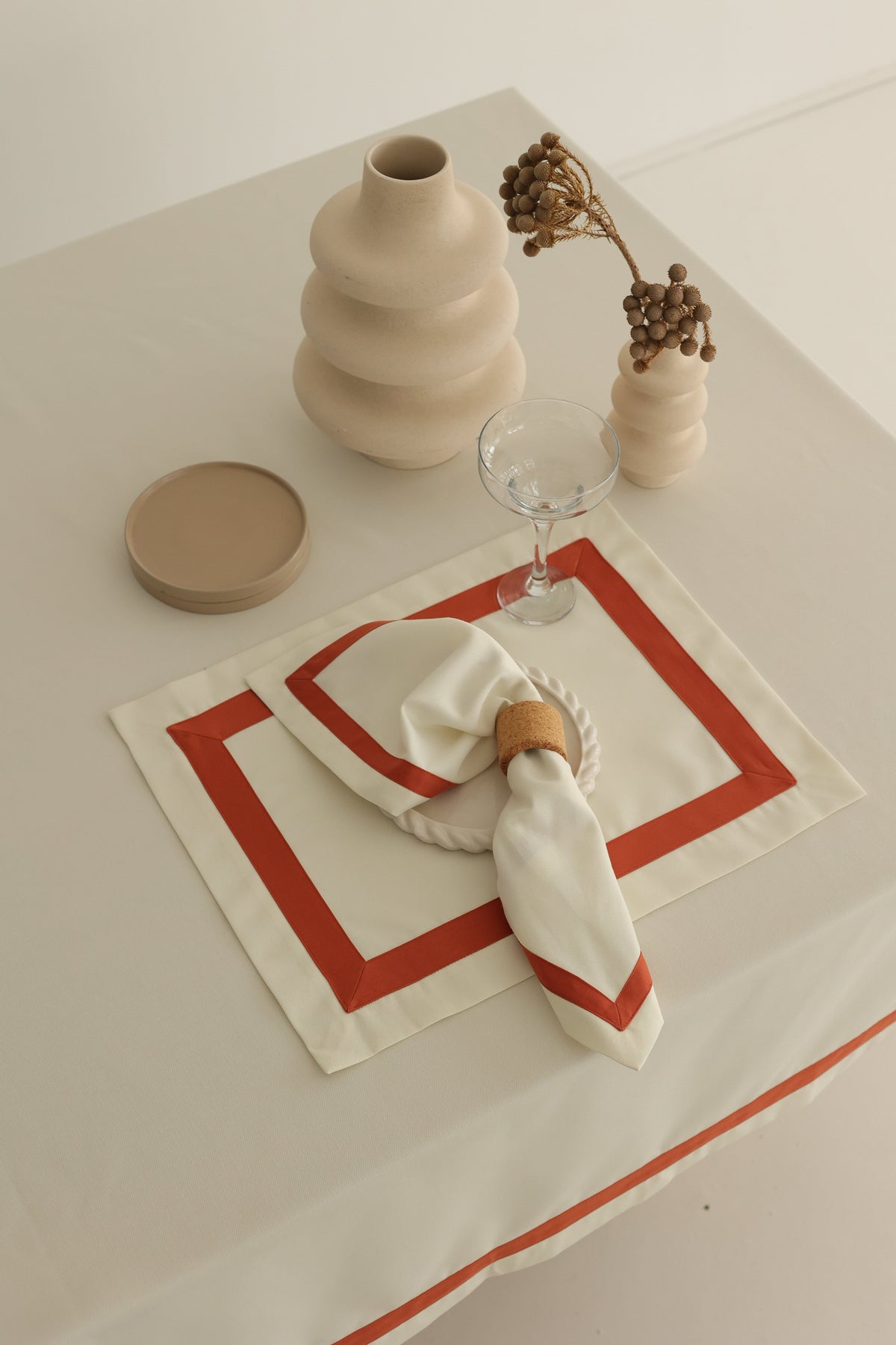 Km Home Collection-2'li Set Maison Peçete-Sunum Aksesuarları-5-milagron.live