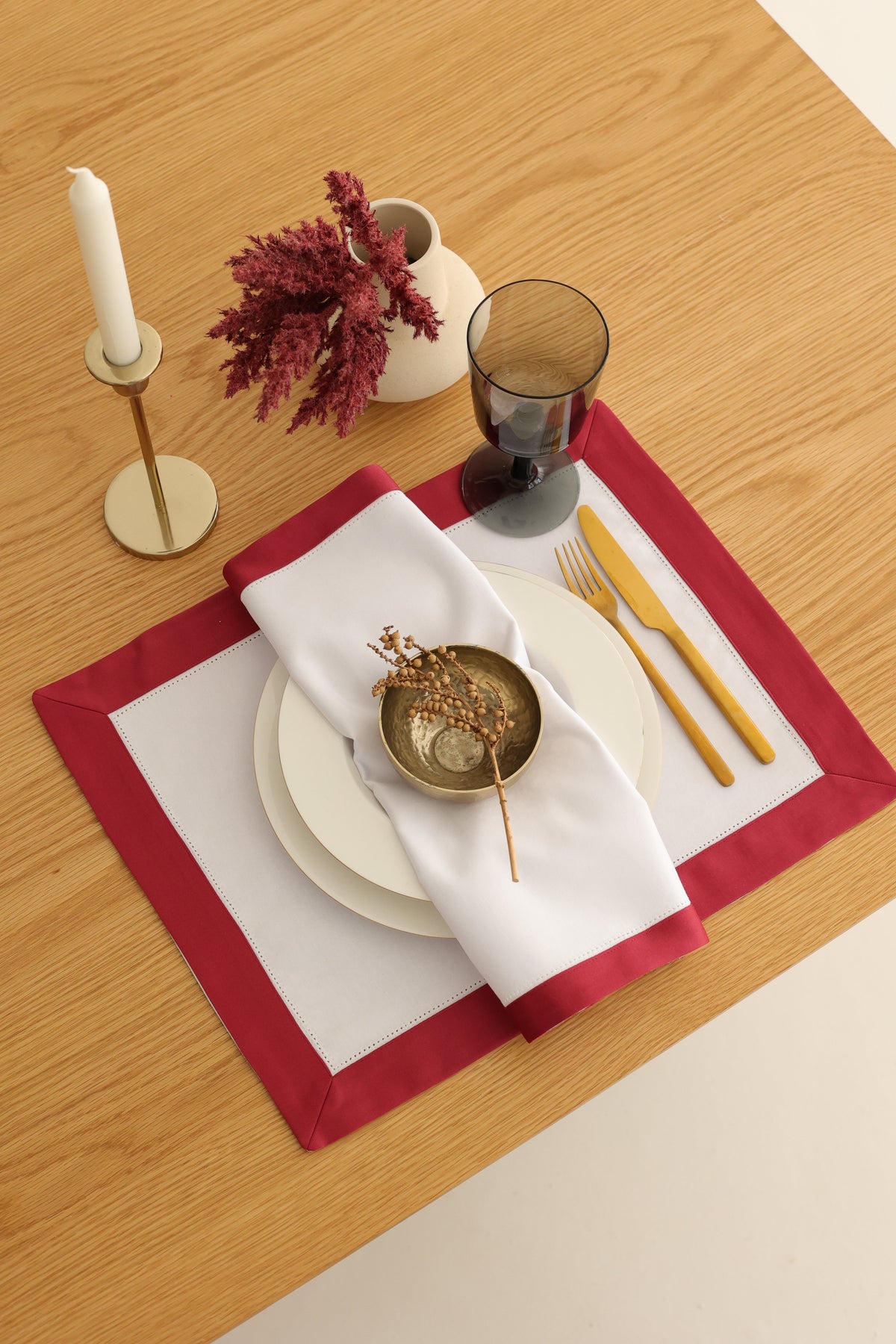 Km Home Collection-2'li Set Monaco Peçete-Sunum Aksesuarları-4-milagron.live