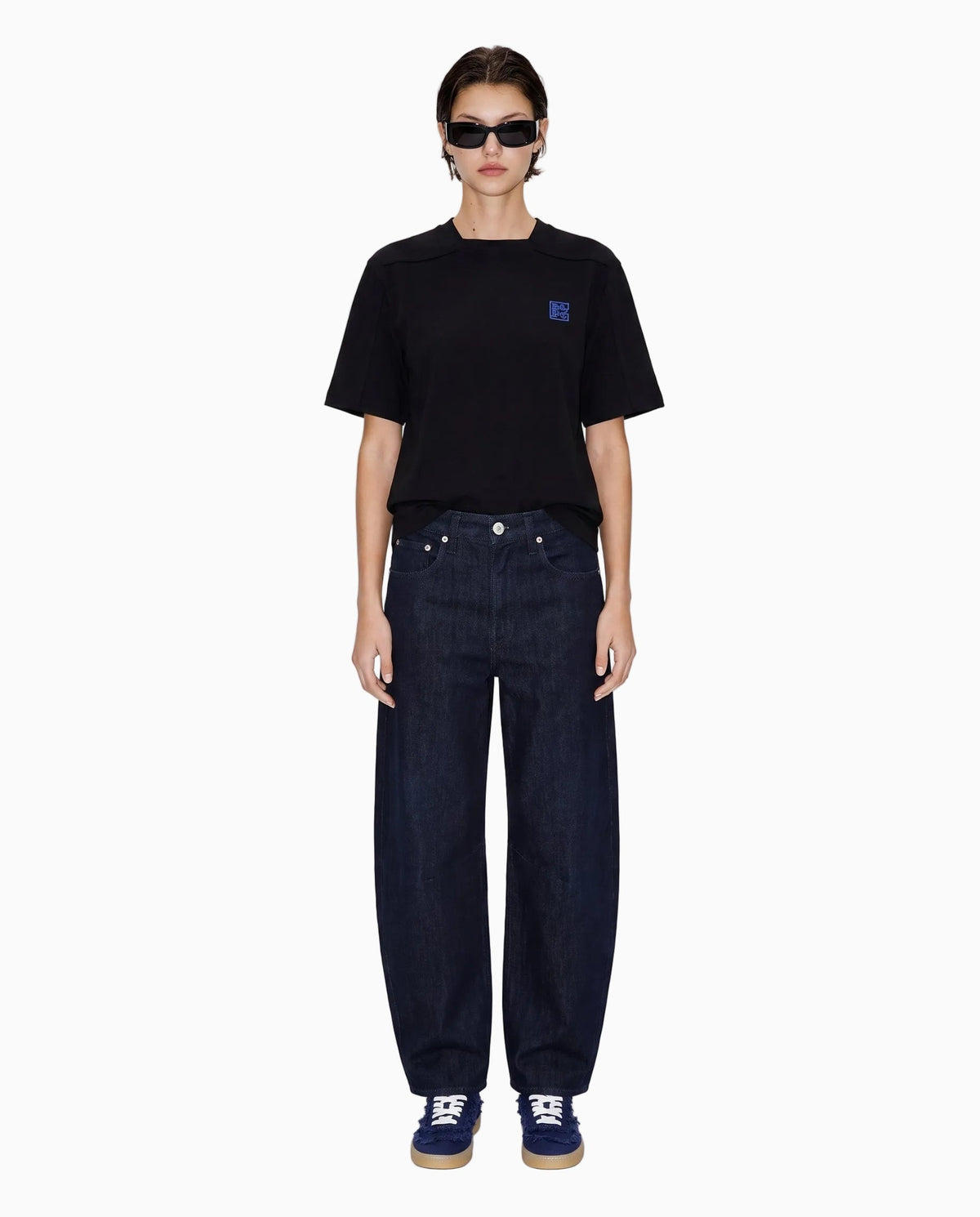 Kntlgy-Casual Flow Siyah T Shirt-T-Shirts-2-milagron.live