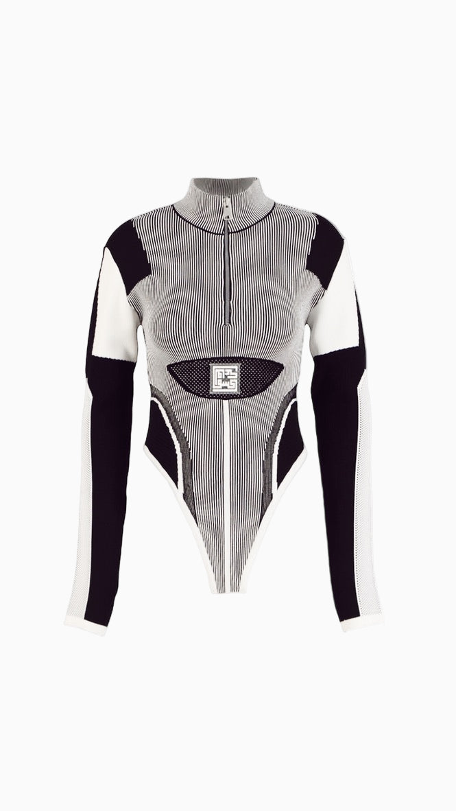 Kntlgy-Matrix Bodysuit-Bodysuit-1-milagron.live