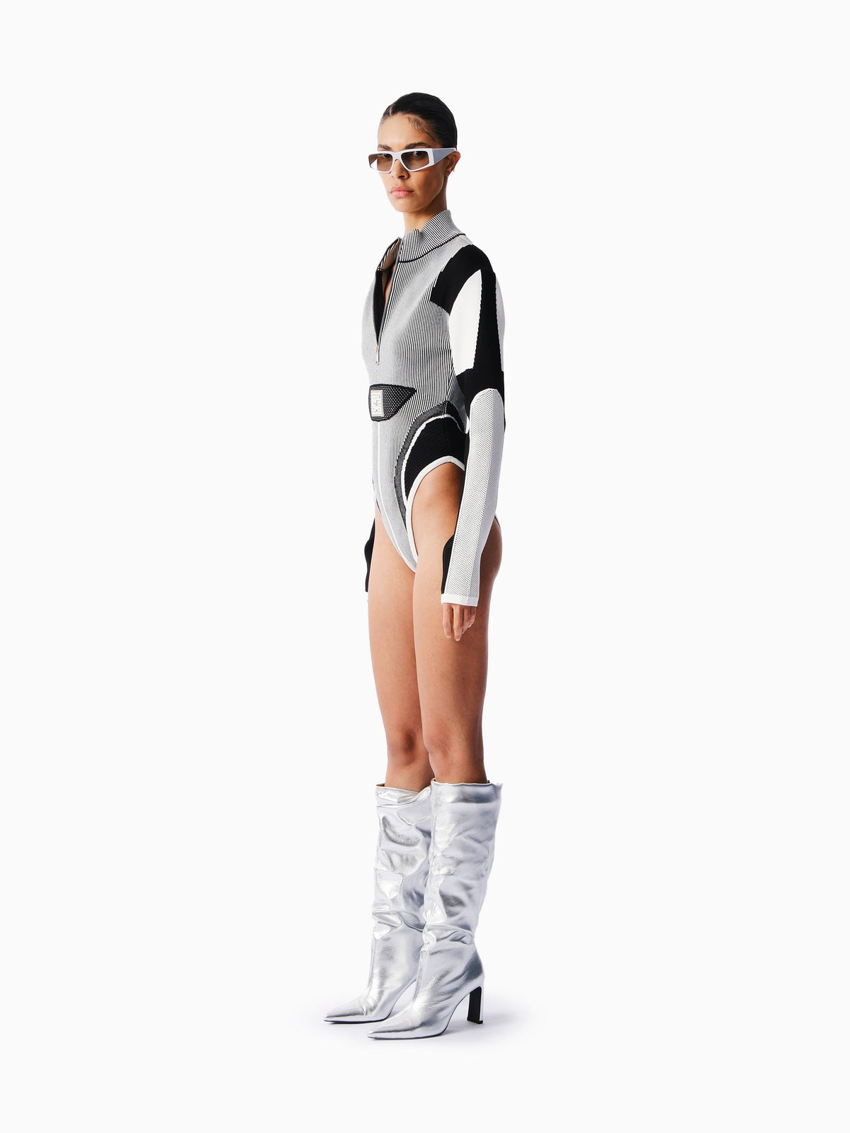 Kntlgy-Matrix Bodysuit-Bodysuit-3-milagron.live
