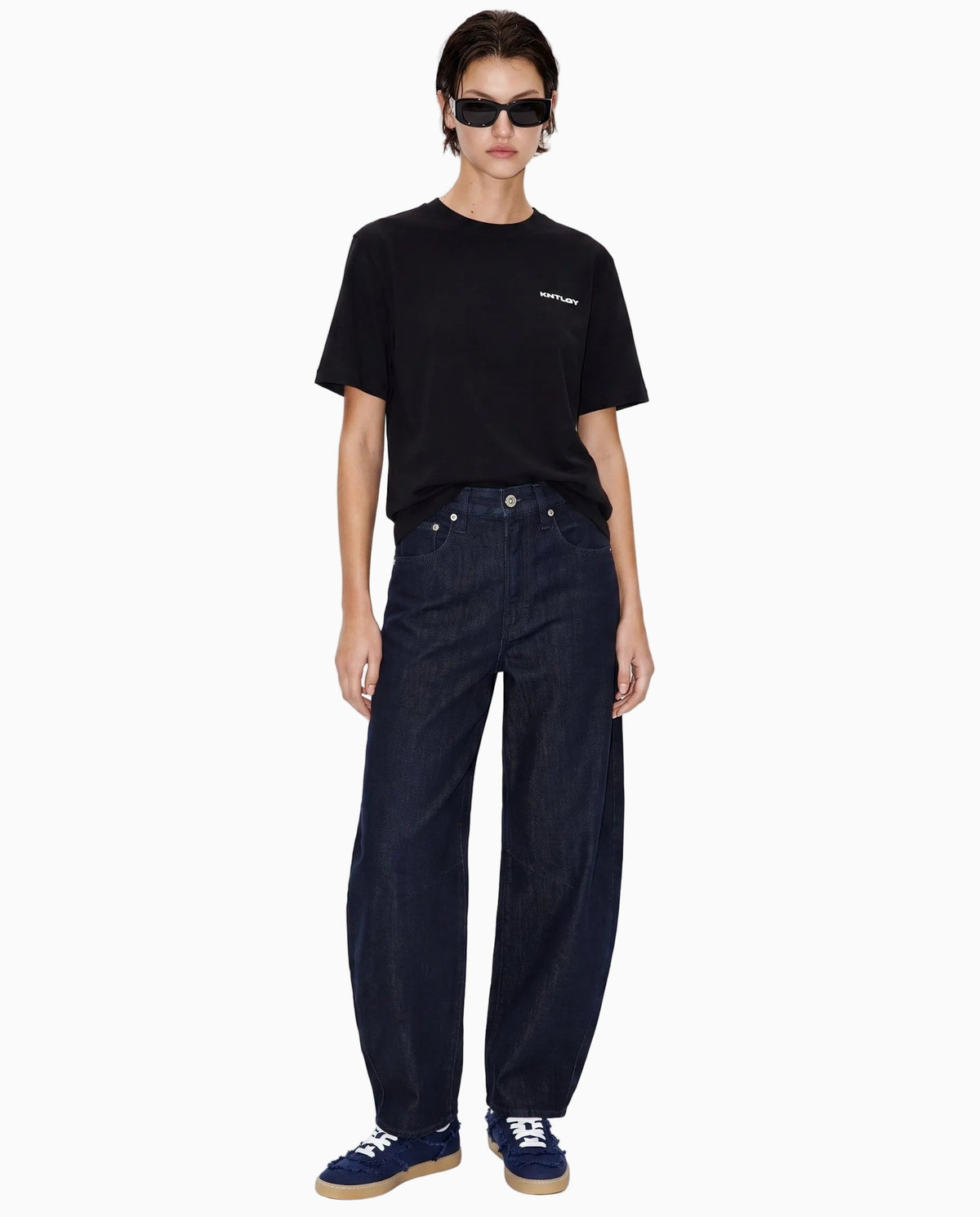 Kntlgy-Move Oversize Siyah T Shirt-T-Shirts-2-milagron.live