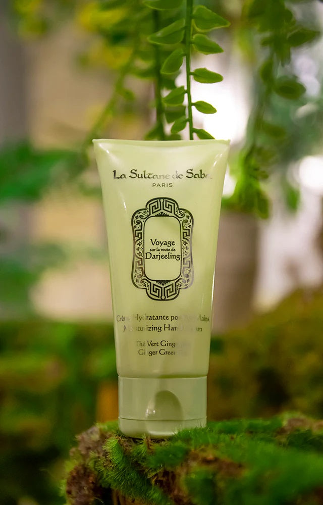 La Sultane De Saba-Hand Cream Green Tea & Ginger - Darjeeling-El Kremi-2-milagron.live