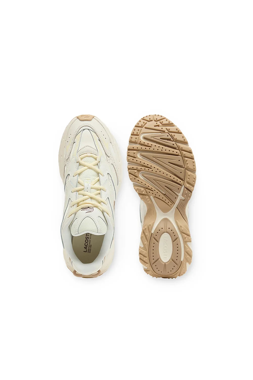 Lacoste-Neo Shot Erkek Krem Sneaker-Sneakers-5-milagron.live