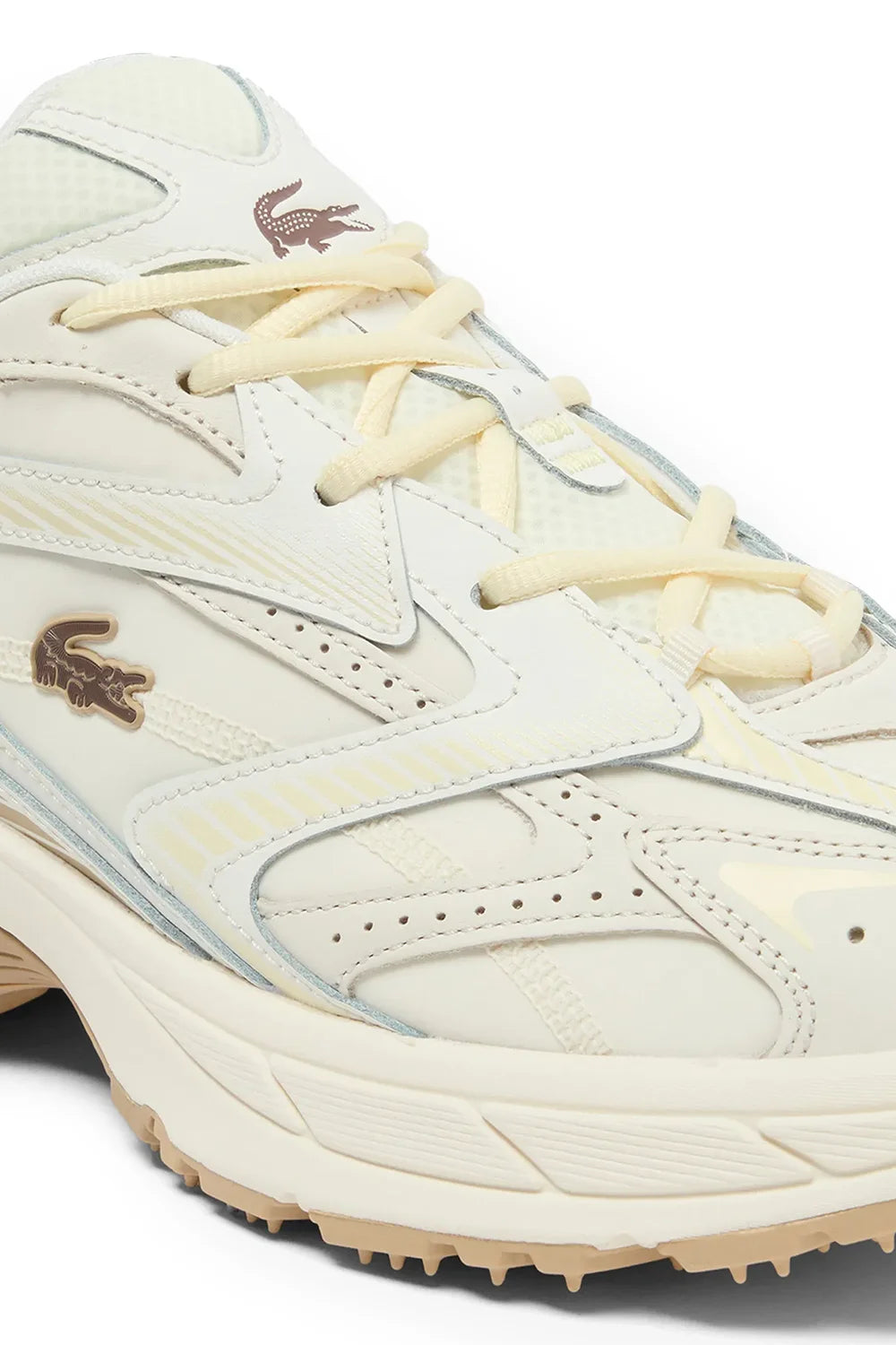 Lacoste-Neo Shot Erkek Krem Sneaker-Sneakers-6-milagron.live