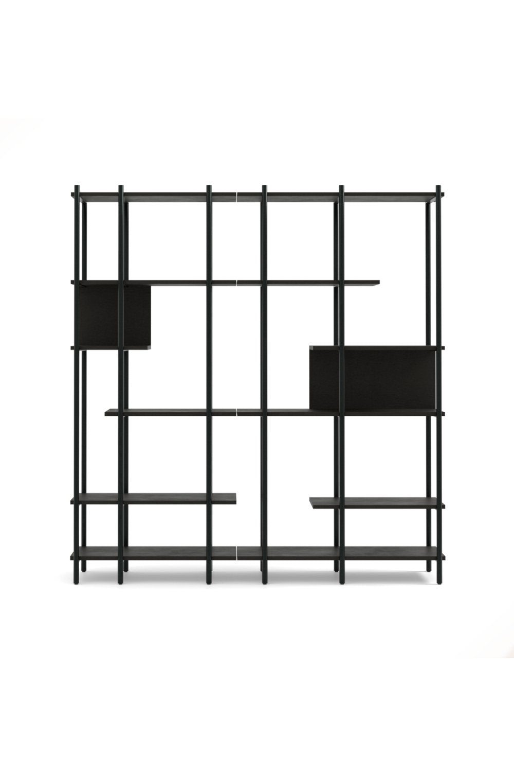Lagoma-Harmonia Kitaplık Ahşap Raf Metal Çerçeve - 170 Cm-Kitaplık-1-milagron.live