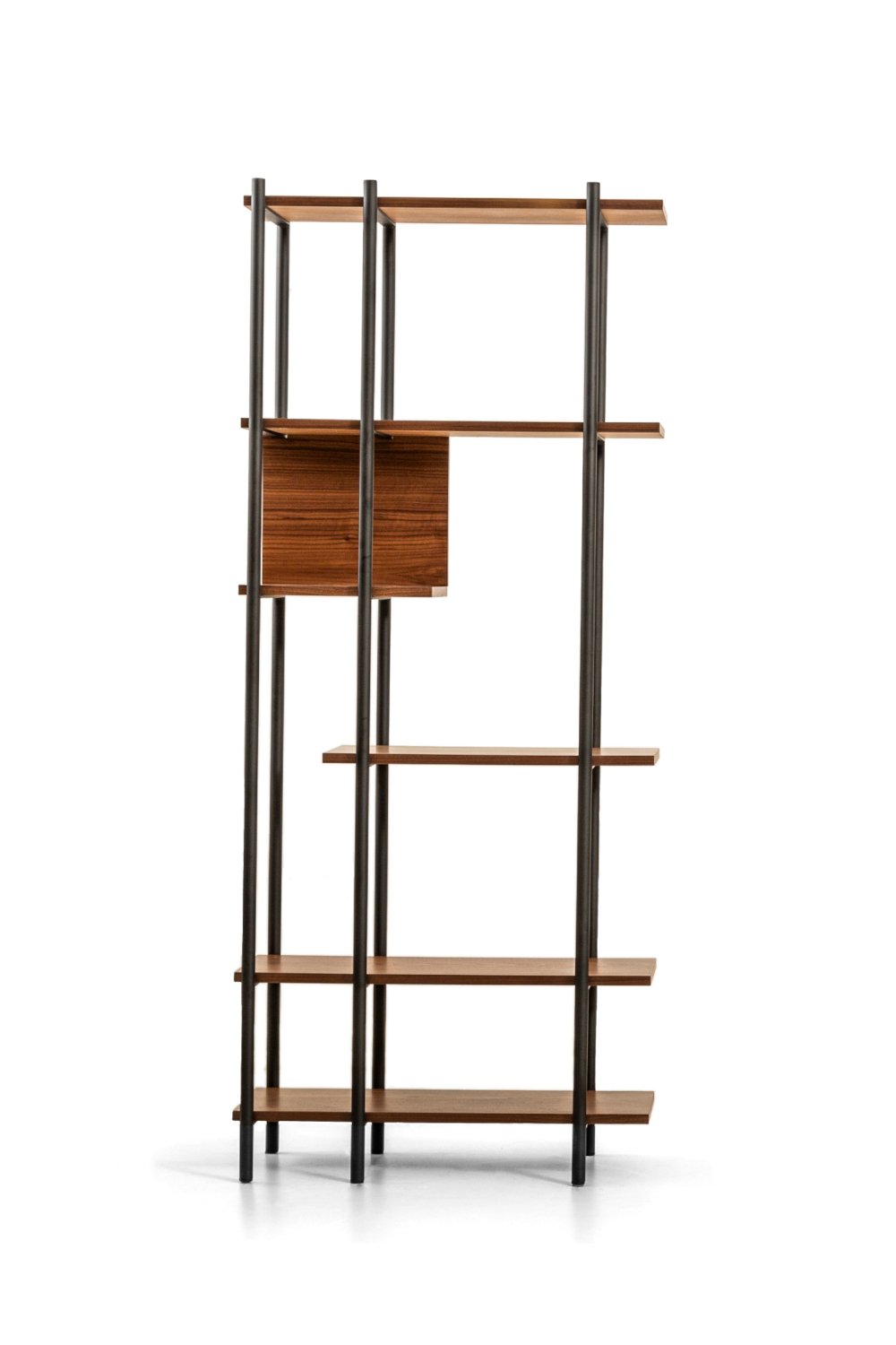 Lagoma-Harmonia Kitaplık Ahşap Raf Metal Çerçeve - 75 Cm-Kitaplık-1-milagron.live