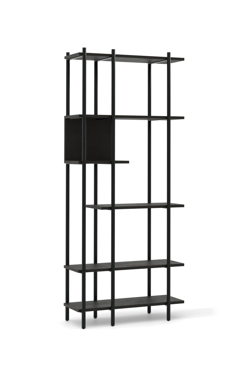 Lagoma-Harmonia Kitaplık Ahşap Raf Metal Çerçeve - 75 Cm-Kitaplık-2-milagron.live