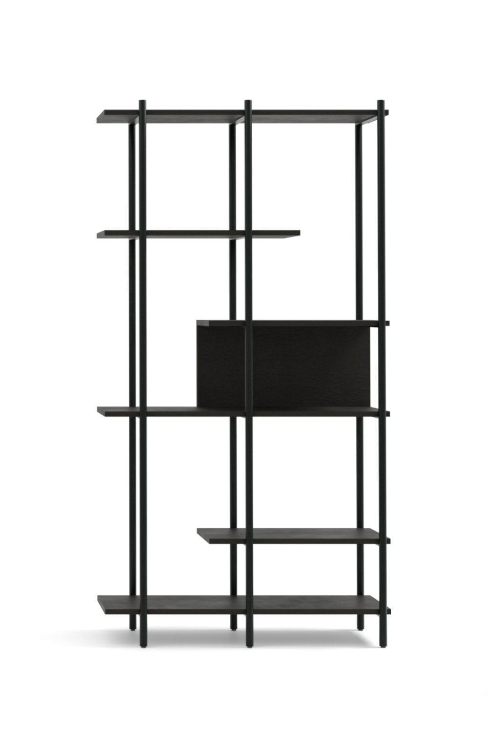 Lagoma-Harmonia Kitaplık Ahşap Raf Metal Çerçeve - 95 Cm-Kitaplık-1-milagron.live