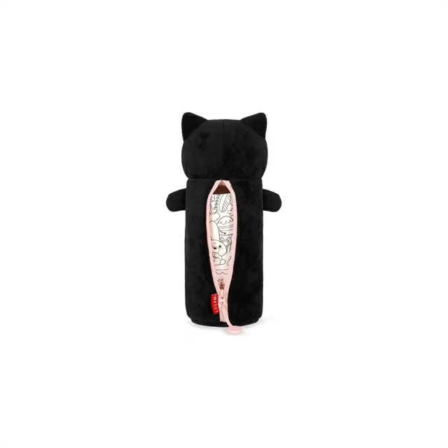 Legami-Peluş Kalemlik, Kedi Figürlü - 24,5x8 Cm-Kalemlik-2-milagron.live
