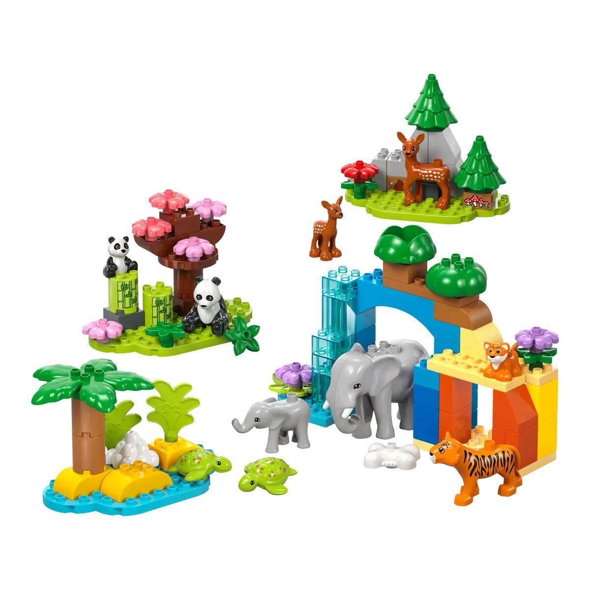 10446 Lego Duplo 3Ü1 Arada Vahşi Hayvan Aileleri 92 Parça +2Aş