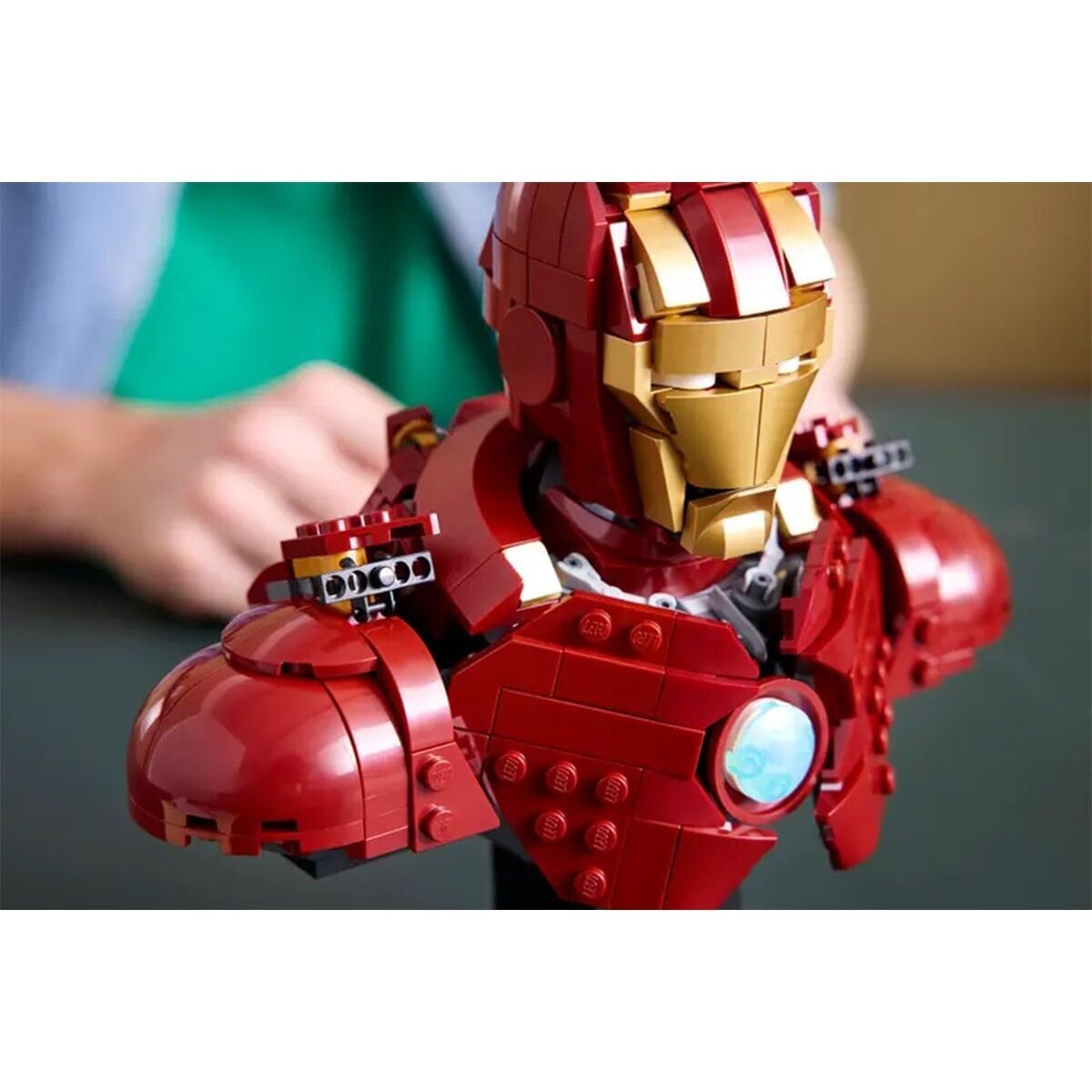 76327 Lego Marvel Iron Man Mk4 Büstü 436 Parça +18 Yaş