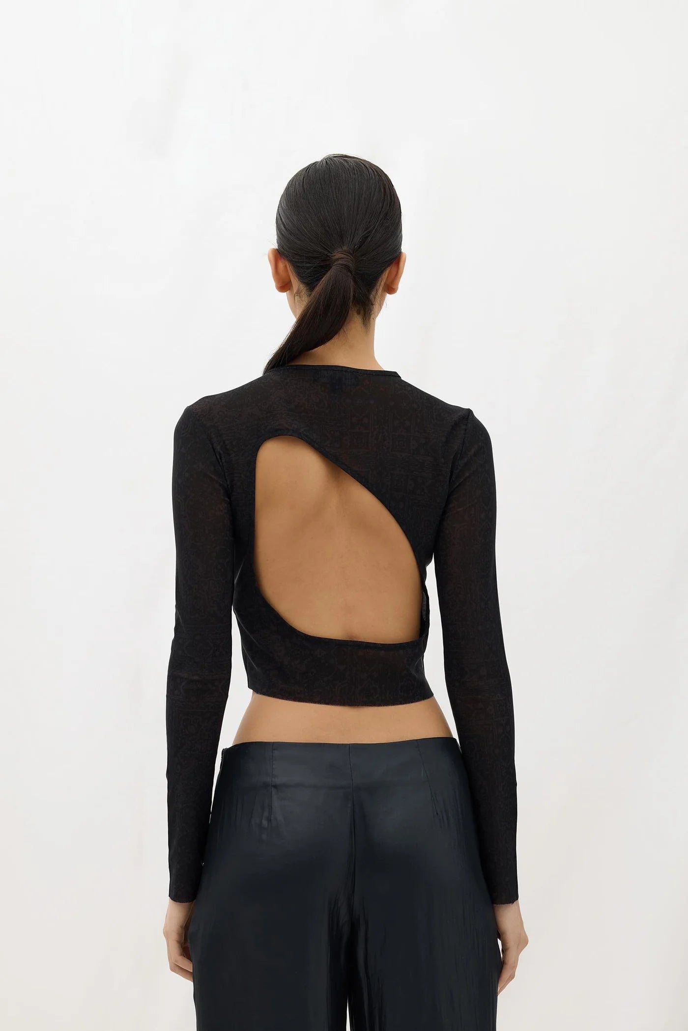 Les Benjamins-Blouse 001-Crop Top-3-milagron.live