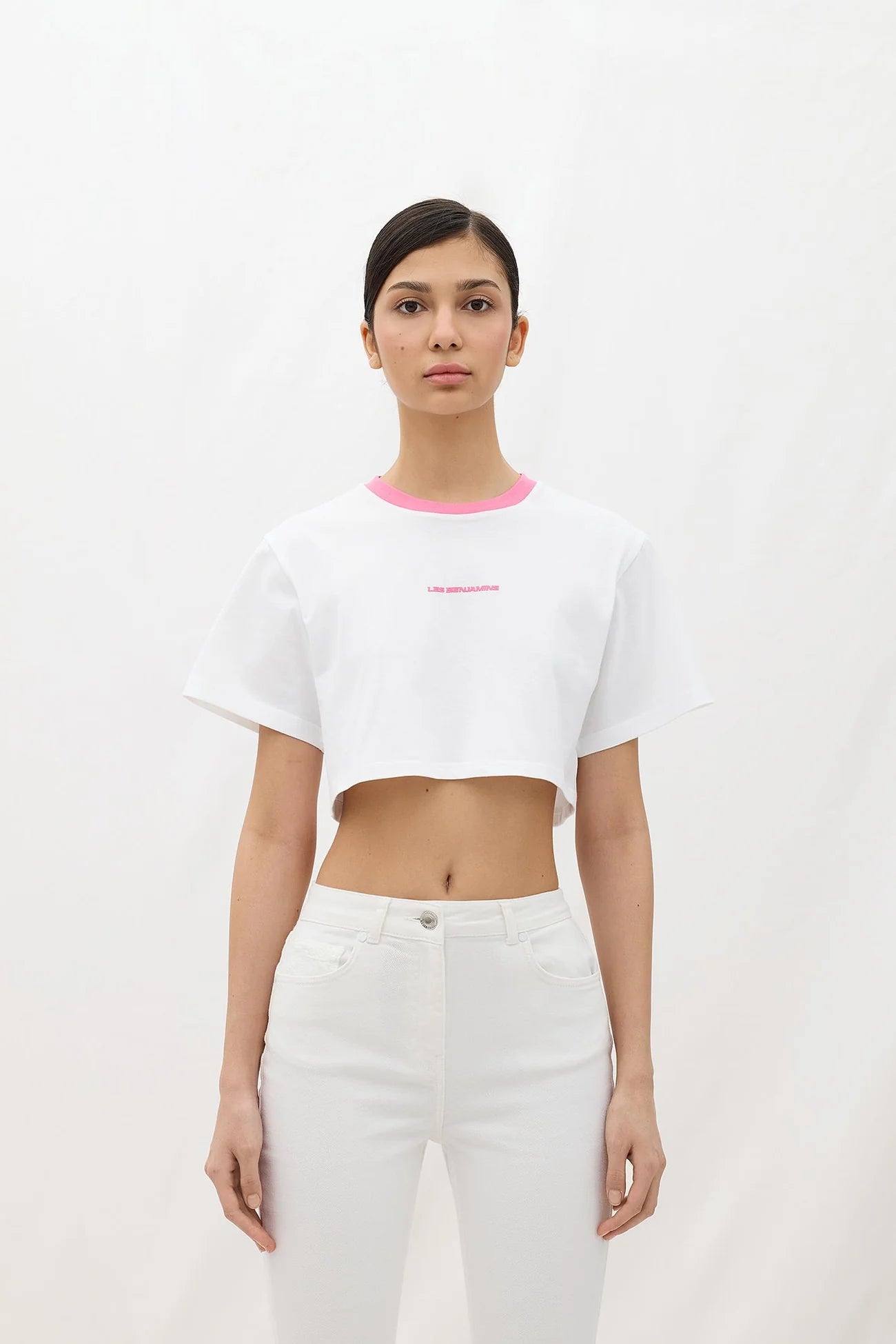 Les Benjamins-Crop Tee 002-Crop Top-1-milagron.live