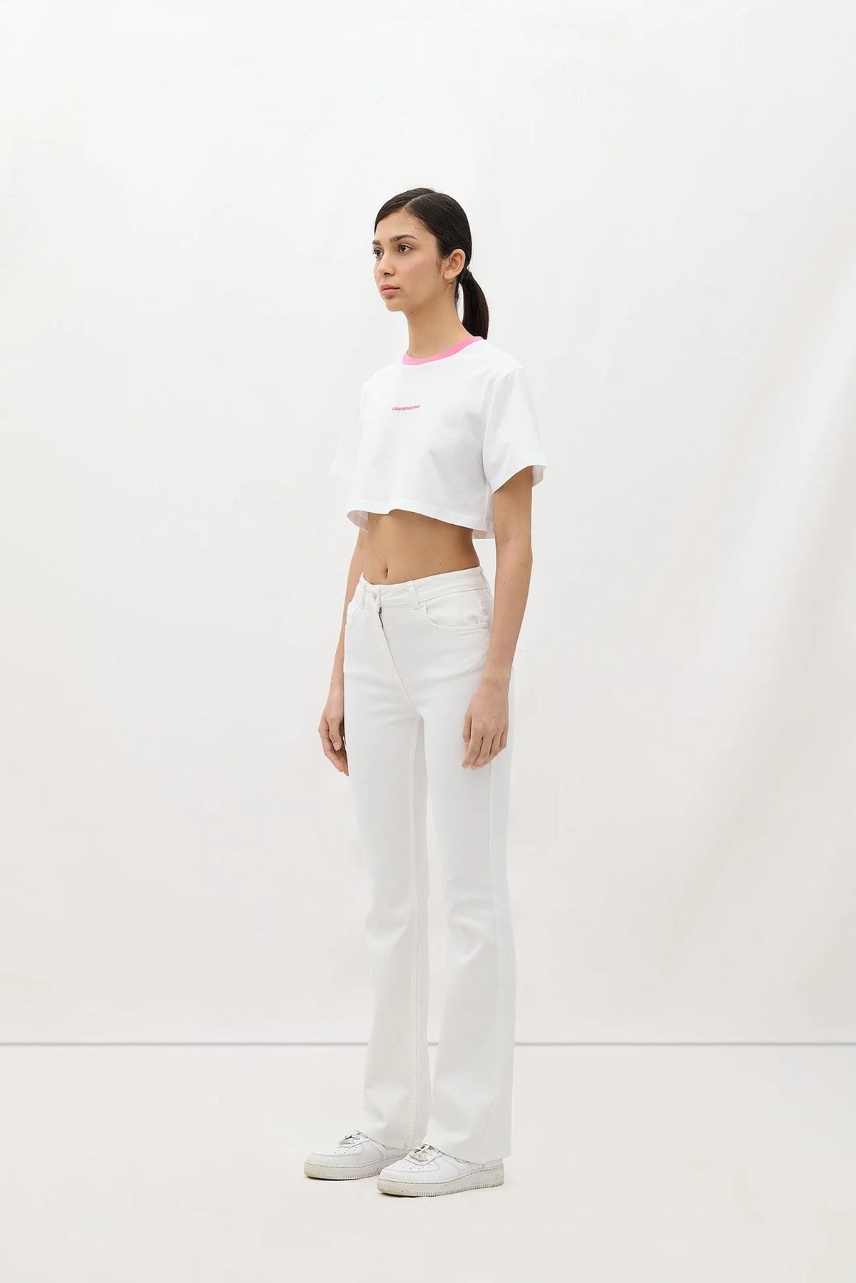 Les Benjamins-Crop Tee 002-Crop Top-3-milagron.live