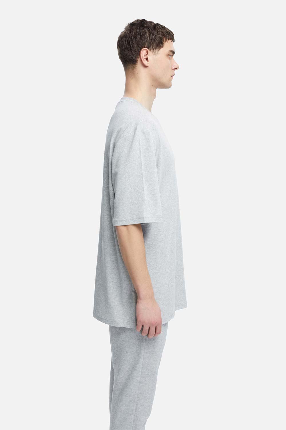 Les Benjamins-Men Oversized Tee 003 - Light Grey-T-Shirts-4-milagron.live