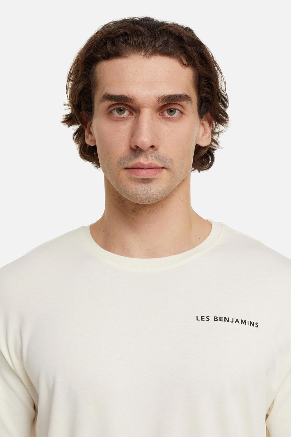 Les Benjamins-Short Sleeve Tee 009 - Off White-T-Shirts-3-milagron.live