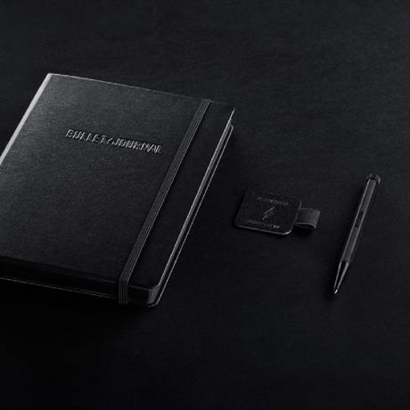 Leuchtturm 1917-Leuchttrum 1917 Bullet Journal All Black Stealth Collector's Set Limited Edition Kalem, Defter Ve Kitap Ayracı 369716-Hediye Seti-4-milagron.live
