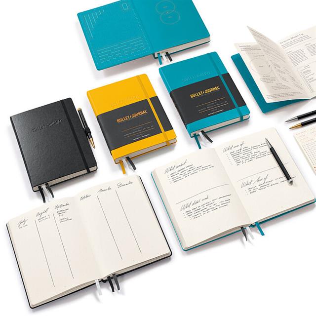 Leuchttrum 1917 Bullet Journal Collector'S Set Limited Edition Kalem, Defter Ve Kitap Ayracı Turquoise25 373291
