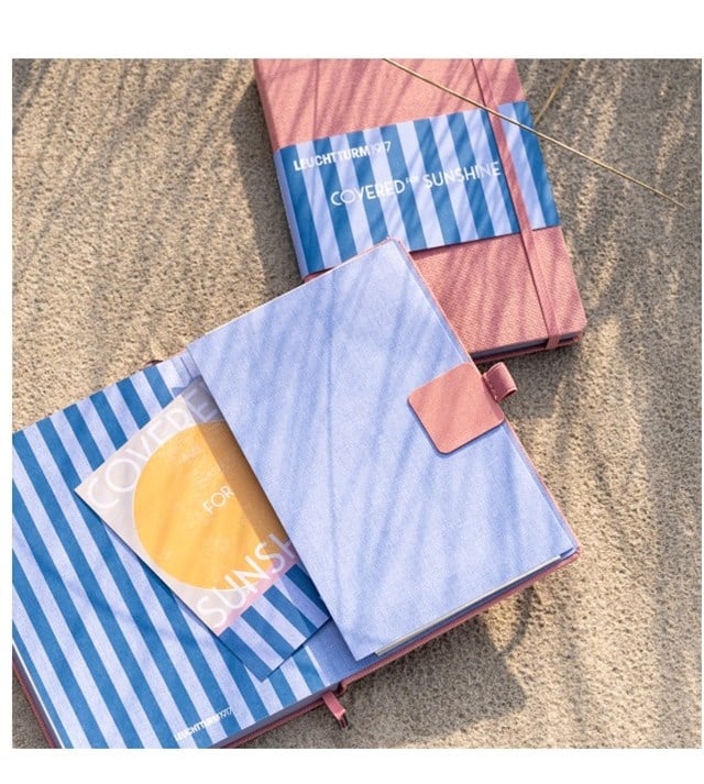 Leuchtturm1917 Covered For Sunshine Edition Medium A5 Ciltli 251 Numaralandırılmış Sayfa Defter Beach Rose 400774