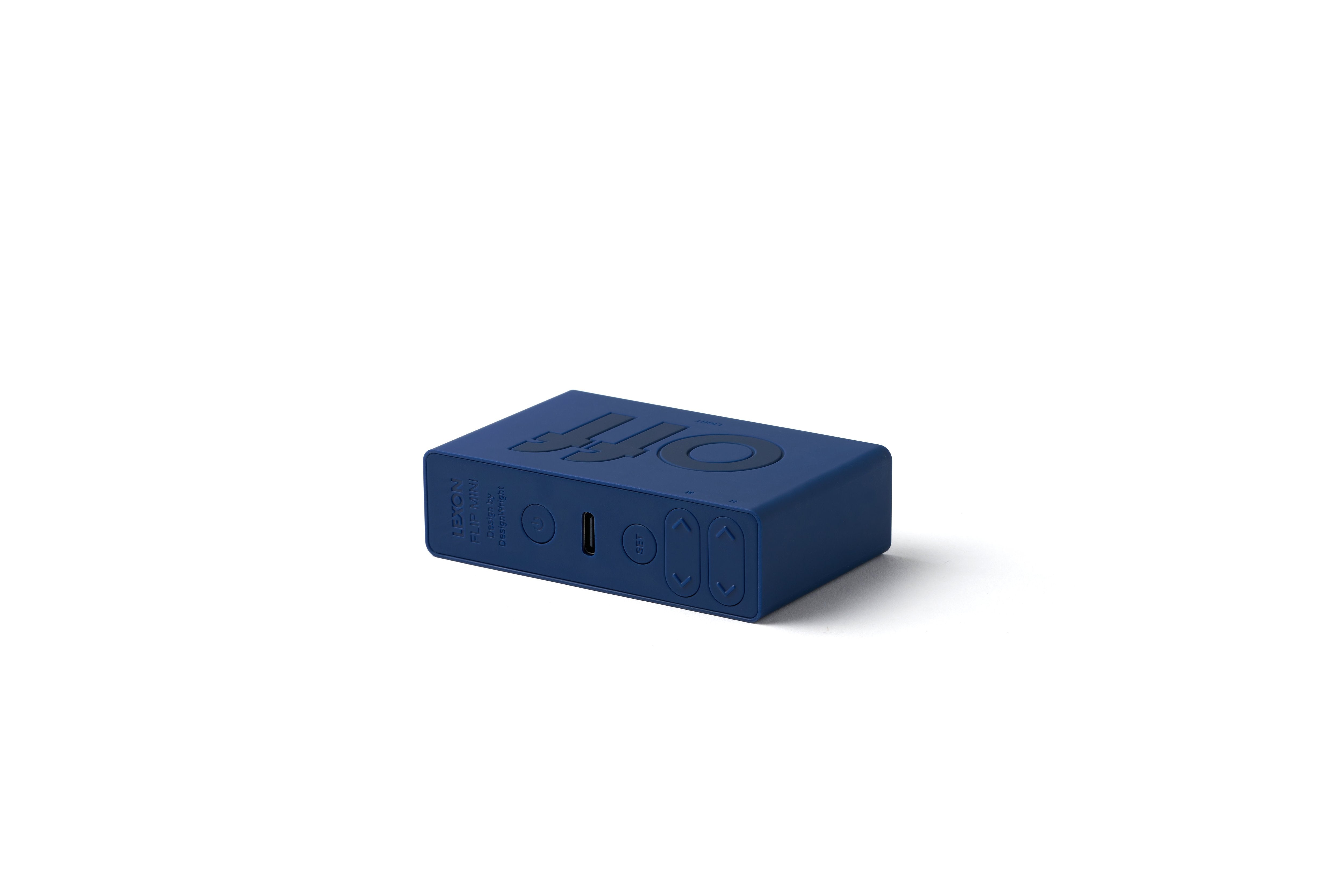 Lexon-Lexon Flip Mini Şarj Edilebilir Alarm Saat Lacivert-Alarm Saatler-3-milagron.live