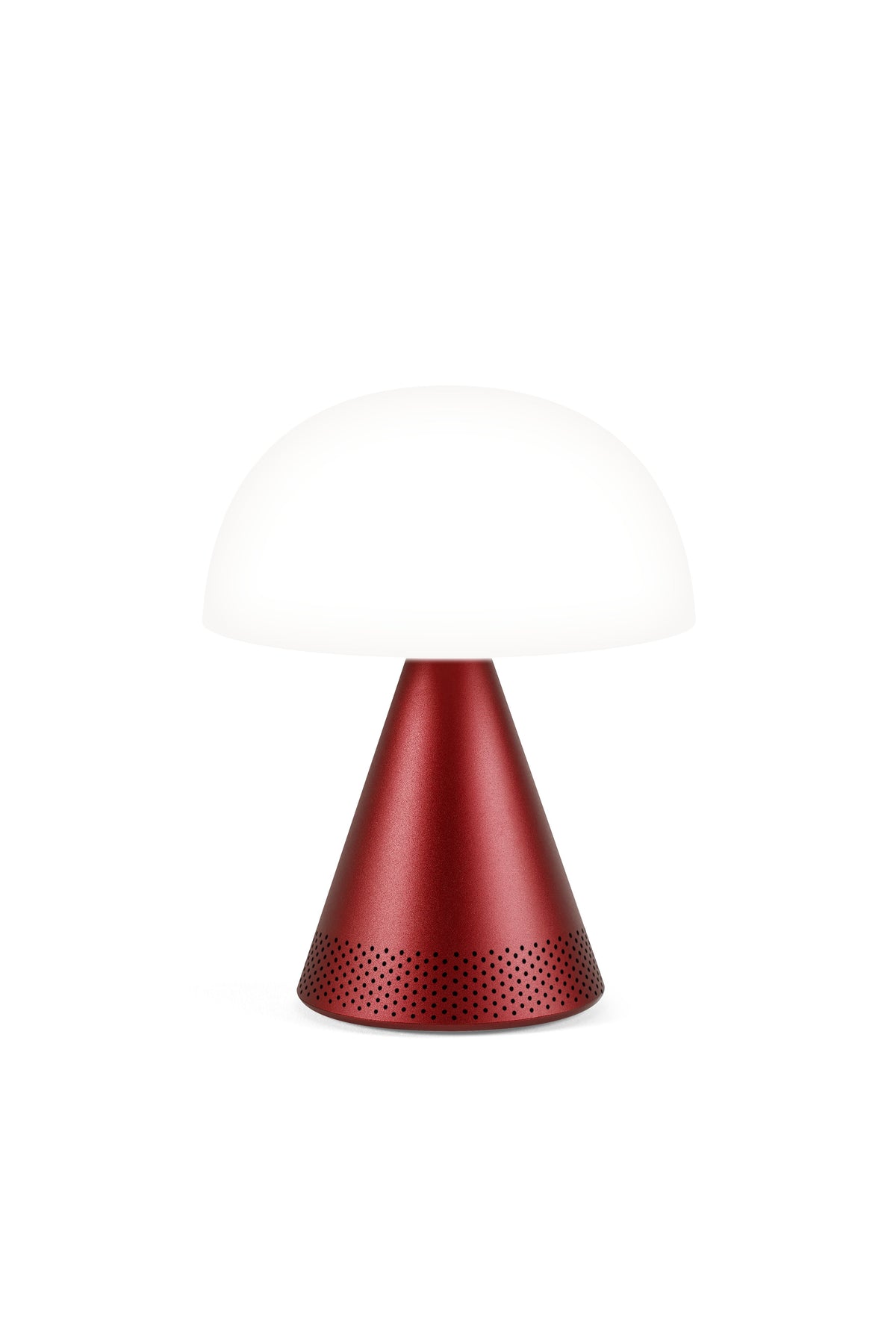 Lexon-Mina L Led Lamba Ve Bluetooth Hoparlör Koyu Kırmızı-Aydınlatmalar-1-milagron.live