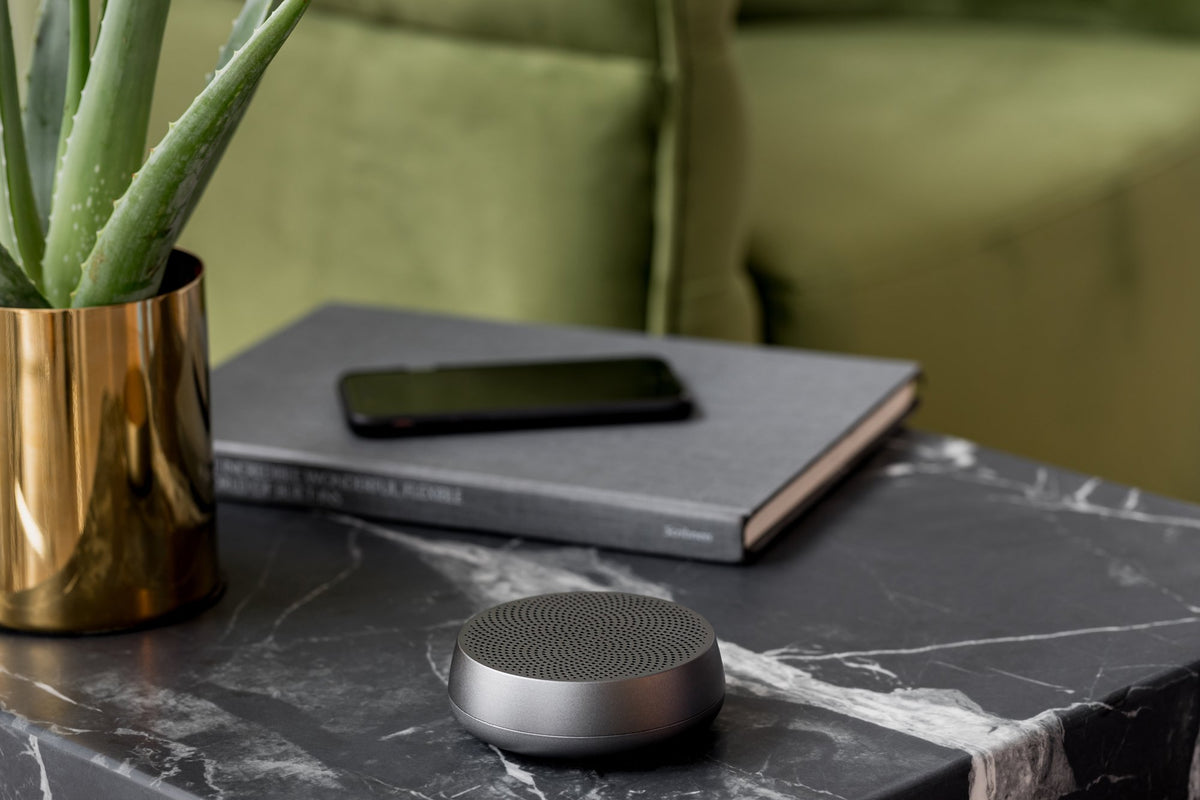 Mino+ L Taşınabilir Bluetooth® Hoparlör – 5W - Metalik Gri